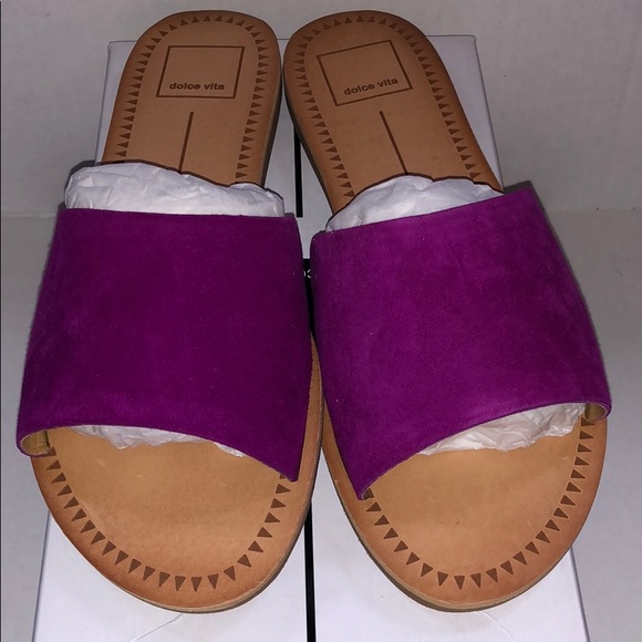 NWT Dolce Vita Javier Pink Suede Sandals, Size 7.5 - Picture 4 of 8